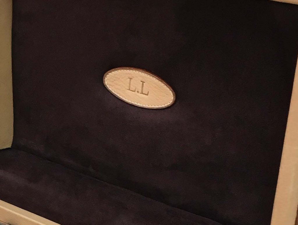 Bespoke watchmaking casket 8 watches LL personalized initials